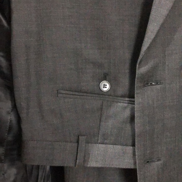 Calvin Klein charcoal gray suit. Excellent condition:) - Picture 3 of 4